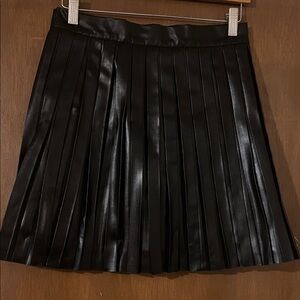 PrettyLittleThing Shiny Black Mini Skirt